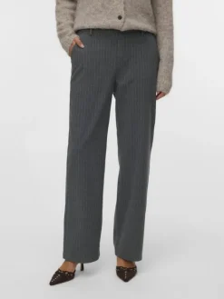 VMMAYA JOJO MW STRAIGHT PANT medium grey melange