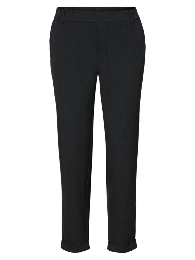 VMMAYA MW LOOSE SOLID PANT NOOS dark grey melange