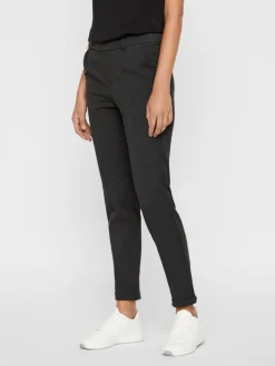 VMMAYA MW LOOSE SOLID PANT NOOS dark grey melange