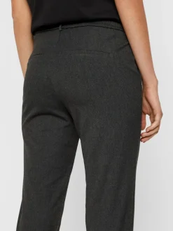 VMMAYA MW LOOSE SOLID PANT NOOS dark grey melange