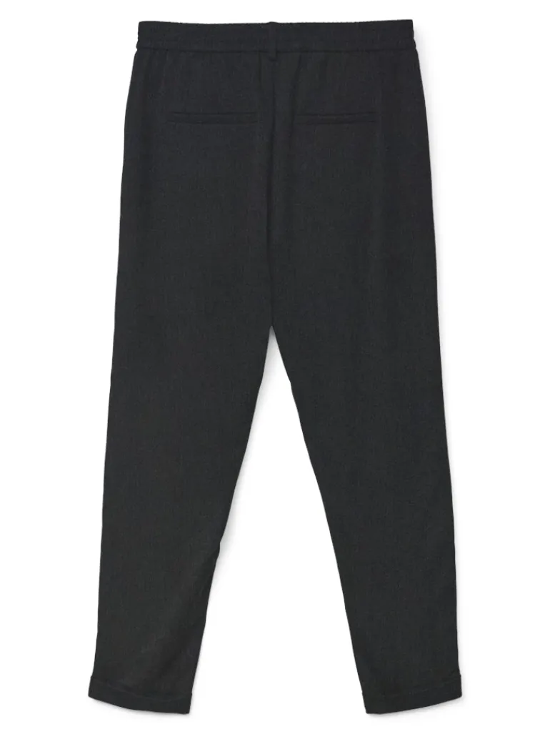 VMMAYA MW LOOSE SOLID PANT NOOS dark grey melange