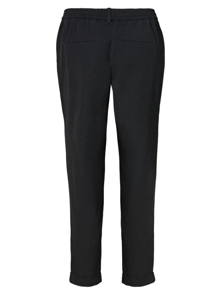 VMMAYA MW LOOSE SOLID PANT NOOS dark grey melange