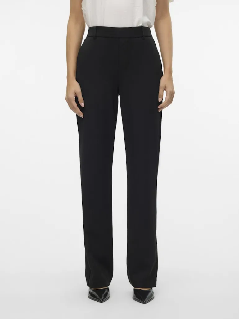 VMMAYA MW STRAIGHT SOLID PANT NOOS black