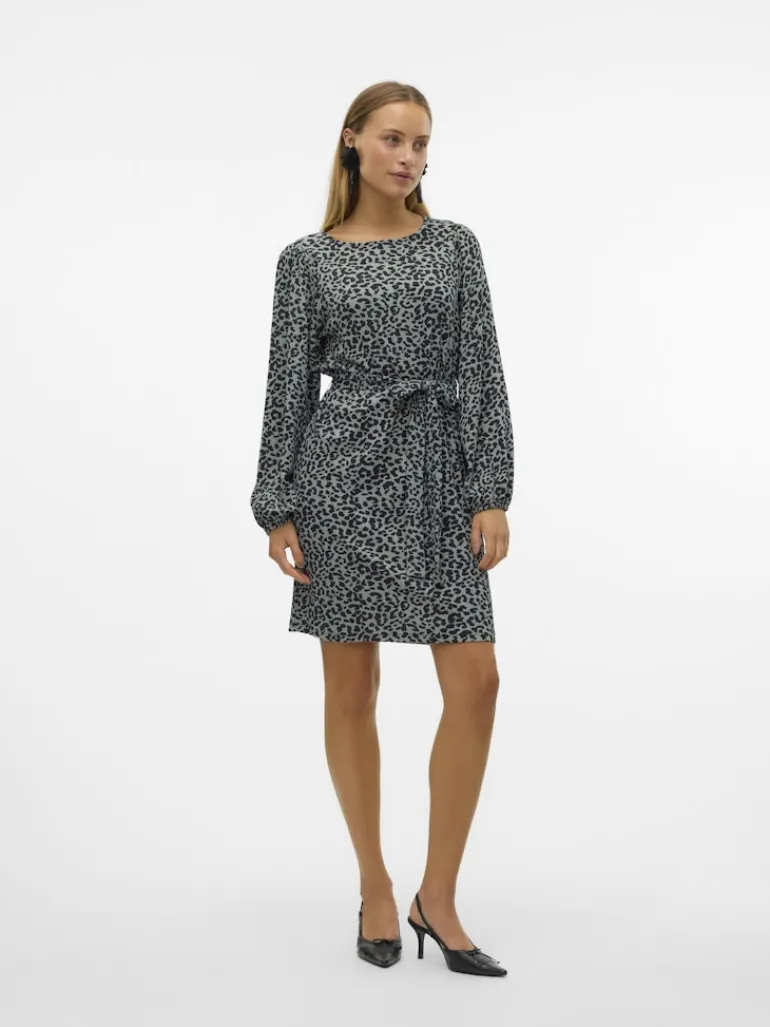 VMMERVE LS SHORT DRESS JRS BOO chinois green