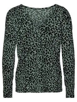 VMMERVE LS 2-WAY LOOSE TOP JRS BOO chinois green