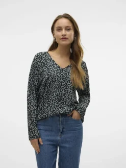 VMMERVE LS 2-WAY LOOSE TOP JRS BOO chinois green