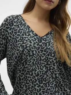 VMMERVE LS 2-WAY LOOSE TOP JRS BOO chinois green