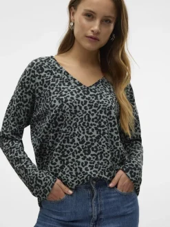 VMMERVE LS 2-WAY LOOSE TOP JRS BOO chinois green