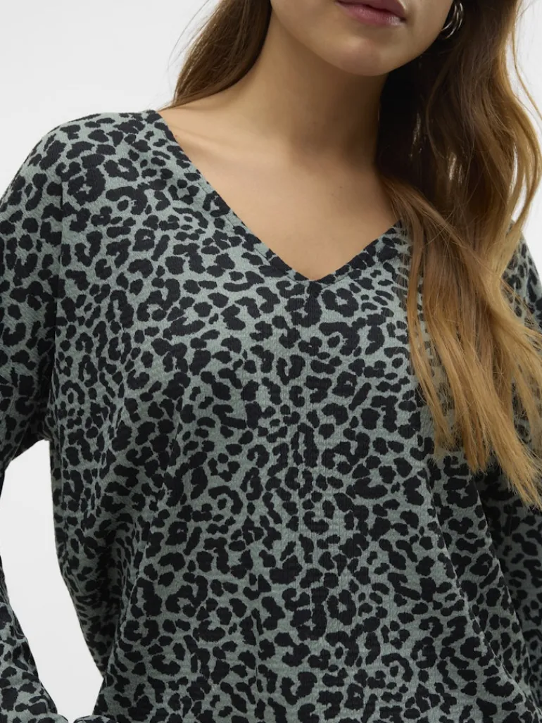 VMMERVE LS 2-WAY LOOSE TOP JRS BOO chinois green