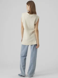 VMMILI SL V-NECK VEST GA BOO birch