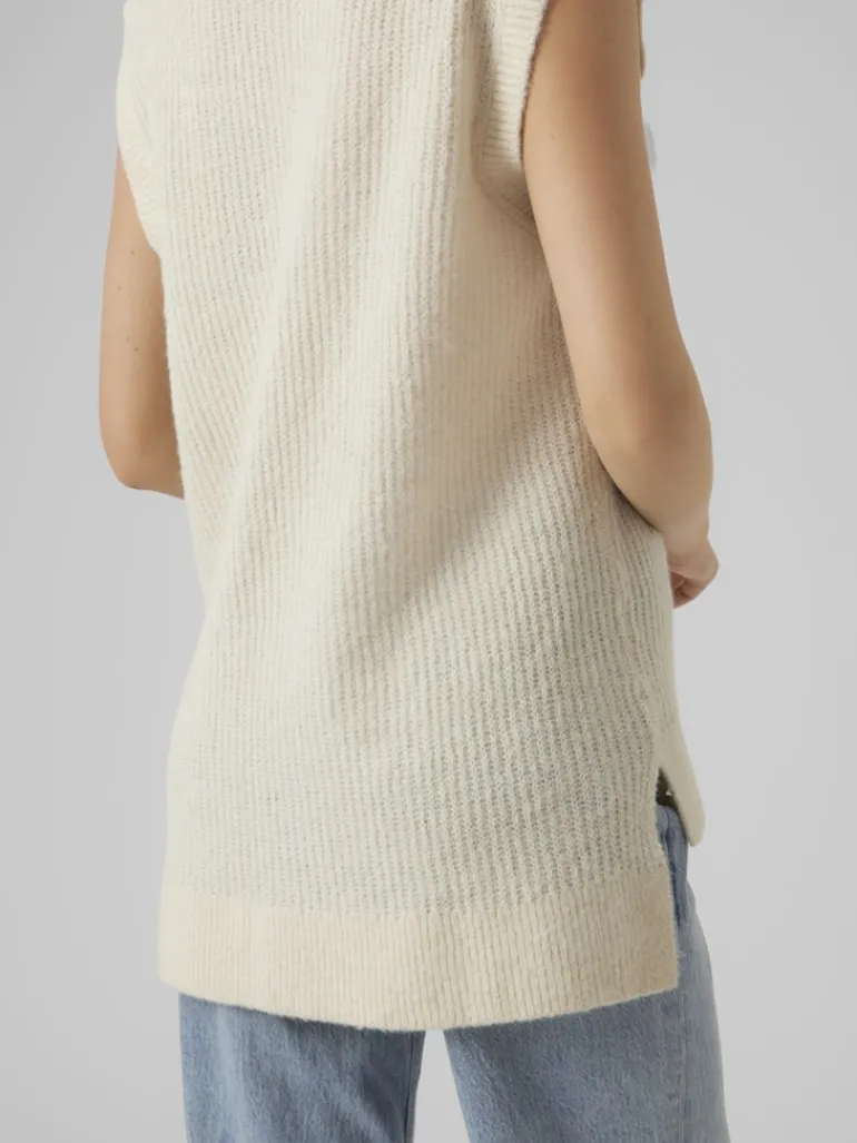 VMMILI SL V-NECK VEST GA BOO birch