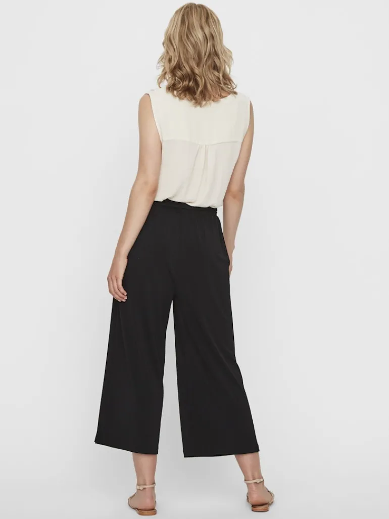 VMMILLA HR LOOSE CULOTTE PANT black