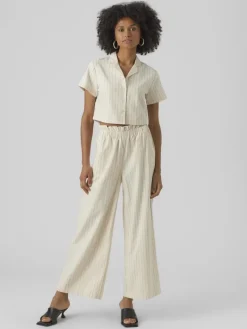 VMMINASAIY HR WIDE PANT oatmeal