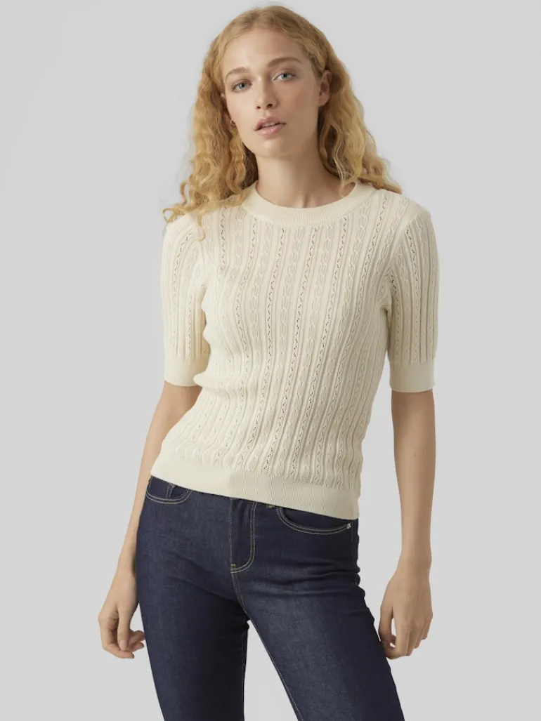 VMMORENA 2/4 O-NECK PULLOVER GA BOO birch