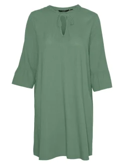 VMMYMILO 3/4 TUNIC WVN GA hedge green