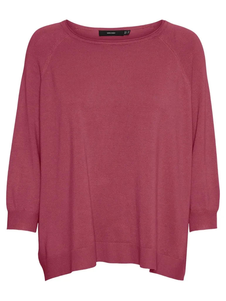 VMNELLIE GLORY 3/4 BOXY BLOUSE GA NOOS dry rose