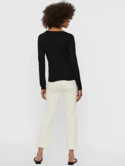 VMNELLIE GLORY LS O-NECK CARDIGAN NOOS black