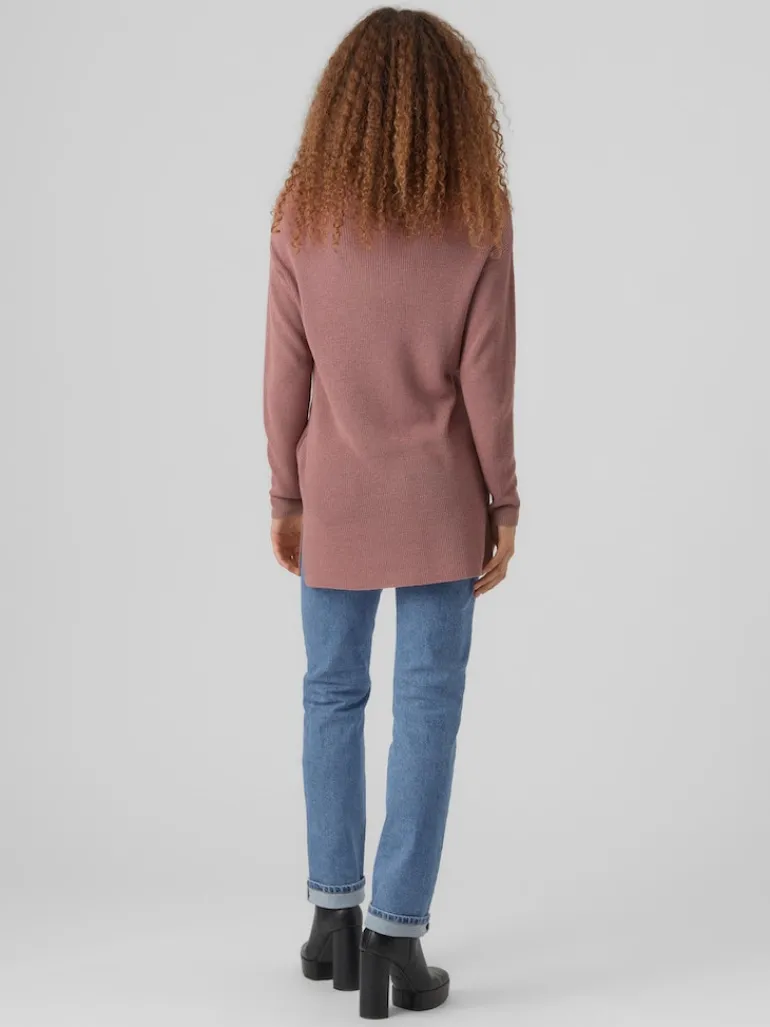 VMNEWLEXSUN LS LONG V-NECK PULLOVER nostalgia rose