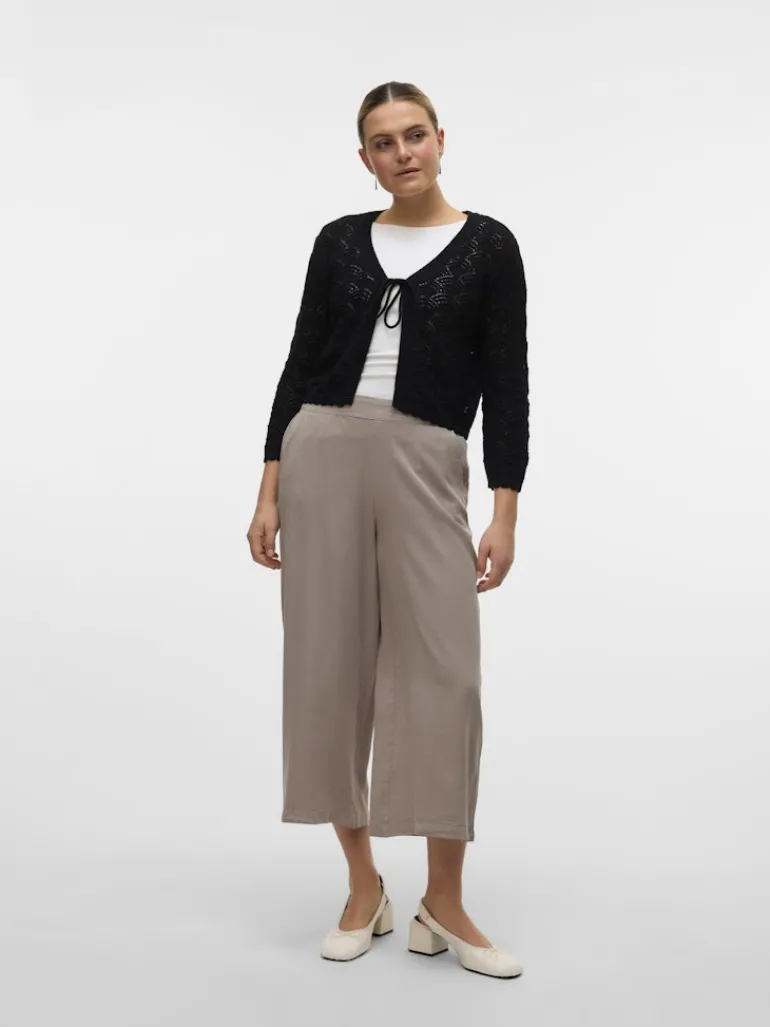 VMNEWVERENA 3/4 V-NECK CARDIGAN BOO black
