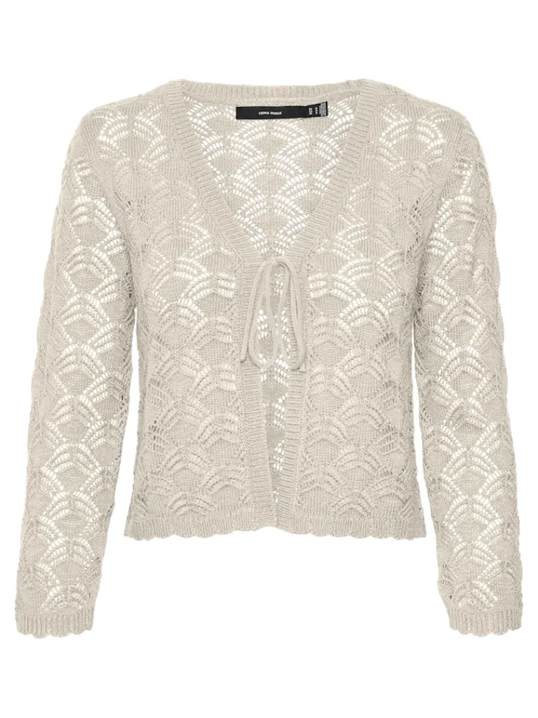 VMNEWVERENA 3/4 V-NECK CARDIGAN BOO birch
