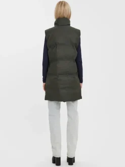 VMNOE COATED WAISTCOAT BOOS peat