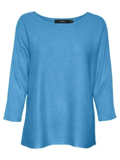 VMNORA 3/4 BOATNECK BLOUSE NOOS bonnie blue
