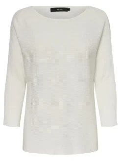 VMNORA 3/4 BOATNECK BLOUSE snow white