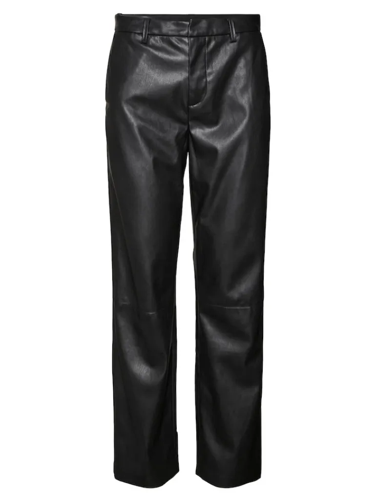 VMOLYMPIA ZAMIRA MW STRAIGHT PL PANT black