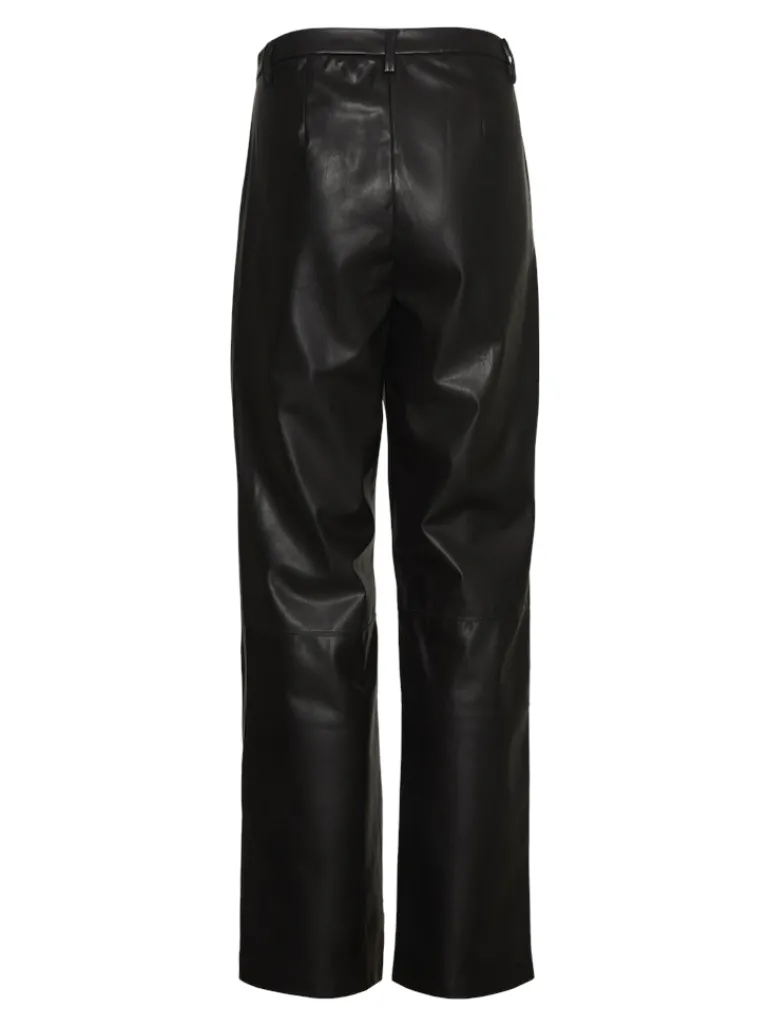 VMOLYMPIA ZAMIRA MW STRAIGHT PL PANT black