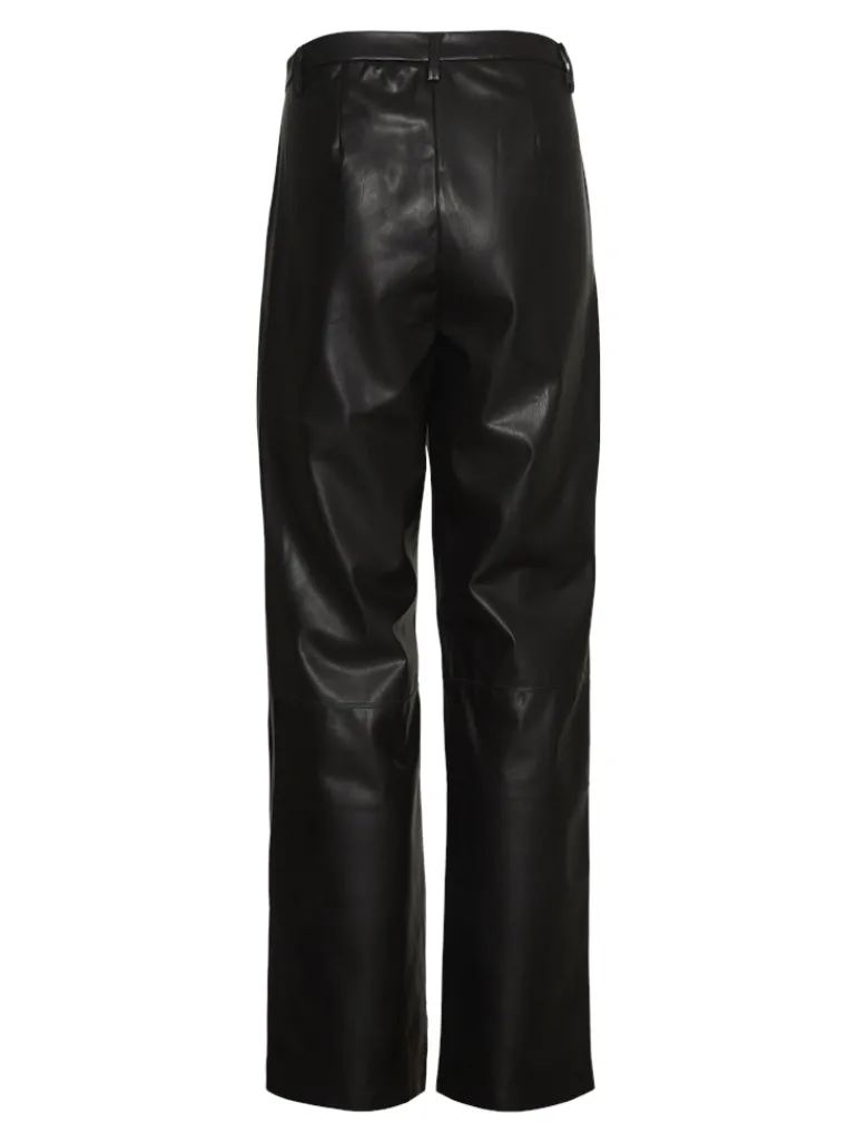 VMOLYMPIA ZAMIRA MW STRAIGHT PL PANT black