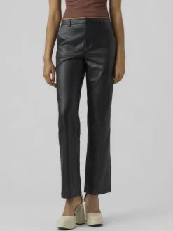 VMOLYMPIA ZAMIRA MW STRAIGHT PL PANT black