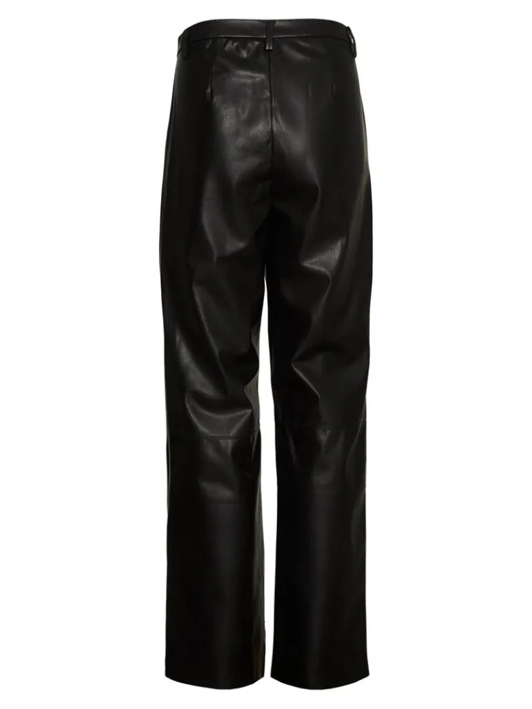 VMOLYMPIA ZAMIRA MW STRAIGHT PL PANT black