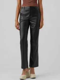 VMOLYMPIA ZAMIRA MW STRAIGHT PL PANT black