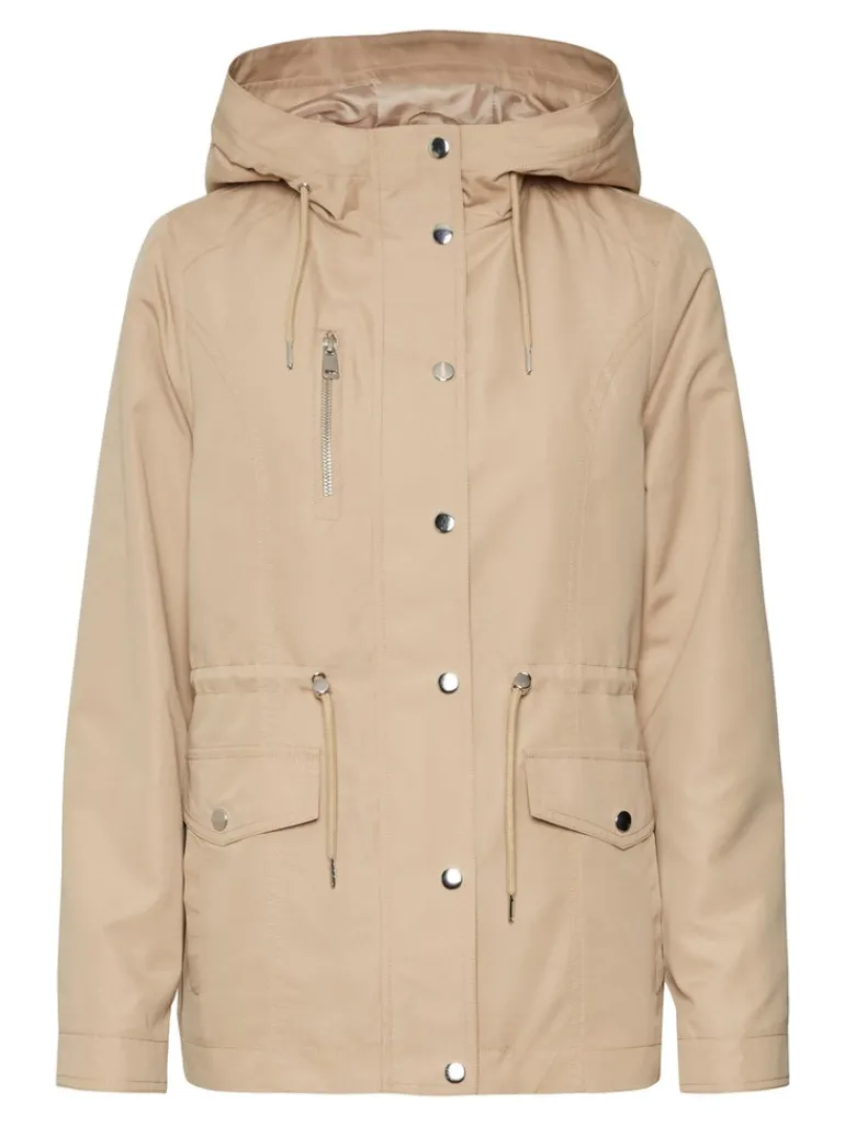 VMPERNILLEFIE SHORT PARKA travertine