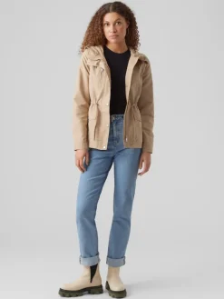 VMPERNILLEFIE SHORT PARKA travertine