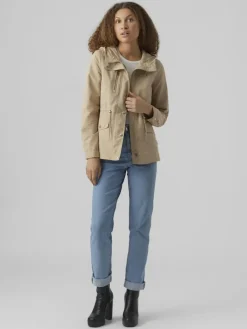 VMPERNILLEFIE SHORT PARKA travertine