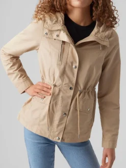 VMPERNILLEFIE SHORT PARKA travertine