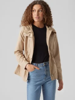 VMPERNILLEFIE SHORT PARKA travertine