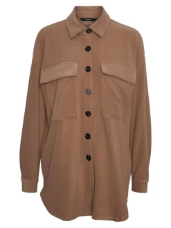 VMPILA LS OVERSHIRT JRS BF brown lentil