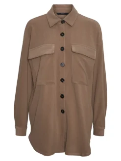 VMPILA LS OVERSHIRT JRS BF brown lentil