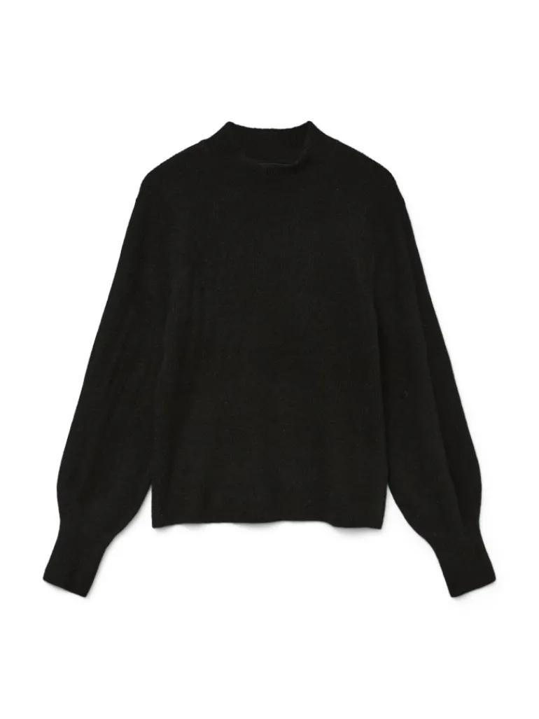 VMPIPPA LS HIGHNECK PULLOVER GA BOO black