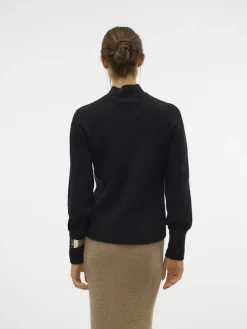 VMPIPPA LS HIGHNECK PULLOVER GA BOO black