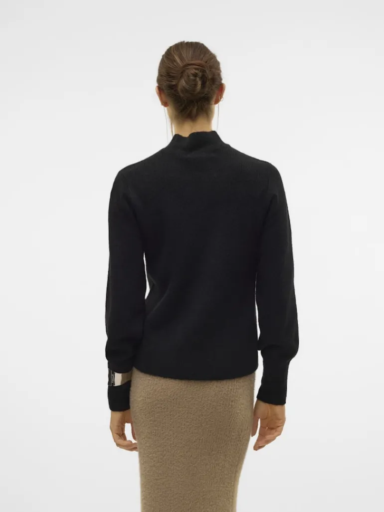 VMPIPPA LS HIGHNECK PULLOVER GA BOO black