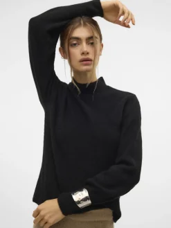 VMPIPPA LS HIGHNECK PULLOVER GA BOO black