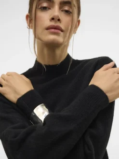 VMPIPPA LS HIGHNECK PULLOVER GA BOO black