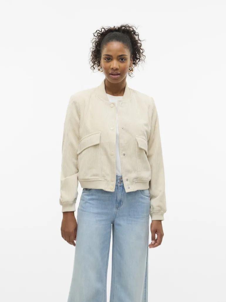 VMRAINIE AMALA SHORT JACKET oatmeal