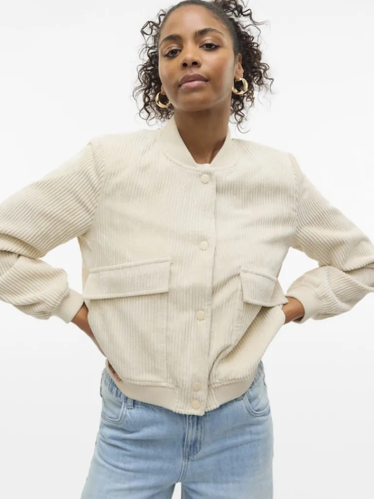 VMRAINIE AMALA SHORT JACKET oatmeal