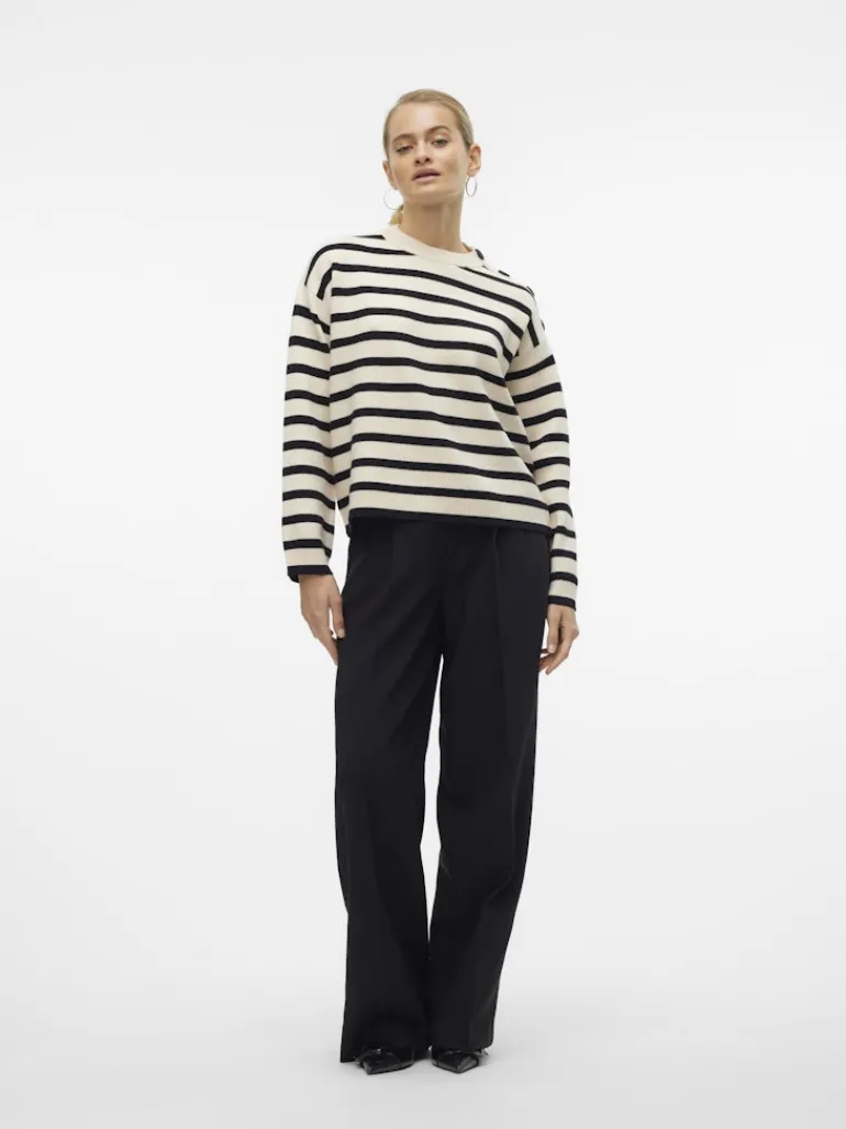 VMSABA LS O-NECK BUTTON PULLOVER GA NOOS birch1