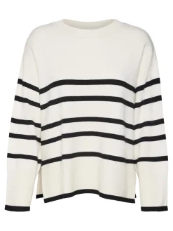 VMSABA LS O-NECK STRIPE PULLOVER GA NOOS birch-w black