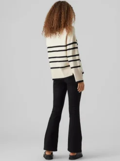 VMSABA LS O-NECK STRIPE PULLOVER GA NOOS birch-w black